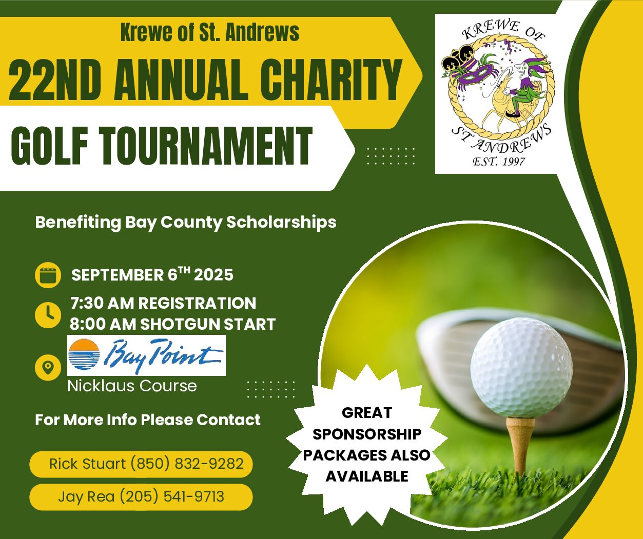22nd Golf Outing Annual Charity